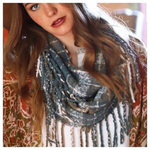 Plaid Infinity Scarf